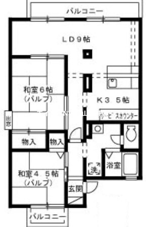 グランディール芳泉の物件間取画像